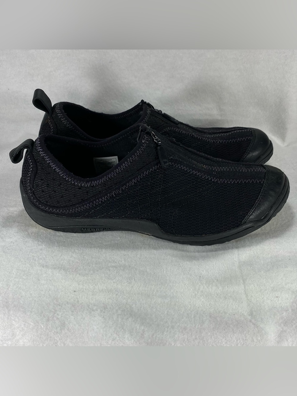 Merrell Women's Black Slip-On Mesh Sneakers